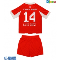 Bayern Munich Luis Diaz #14 Domaci Dres za djecu 2025-26 Kratak Rukav (+ Kratke hlače)
